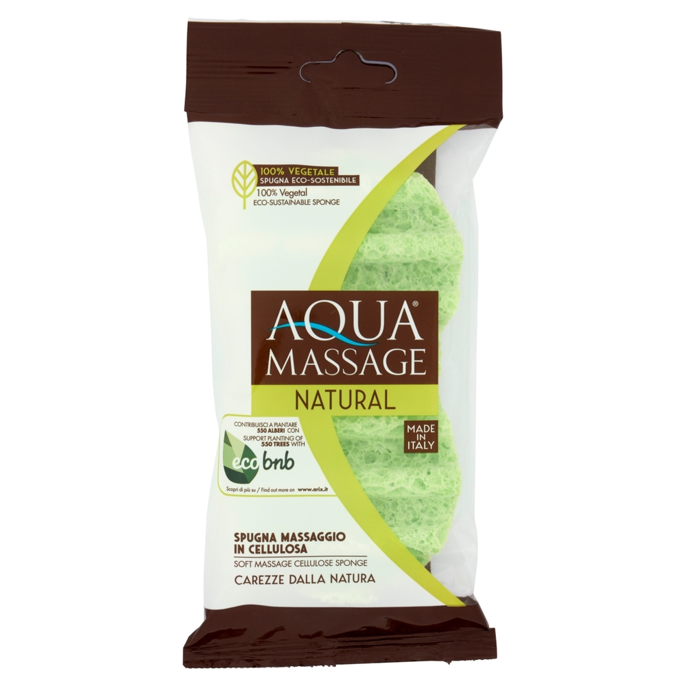 Aquamassage Natural Spugna Massaggio in Cellulosa